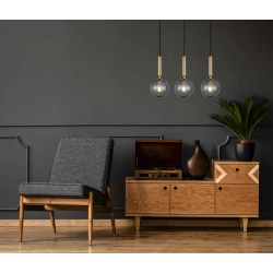 Lampa wisząca Ravena PND-2324-3L BRO+SG Italux - zdjęcie produktu